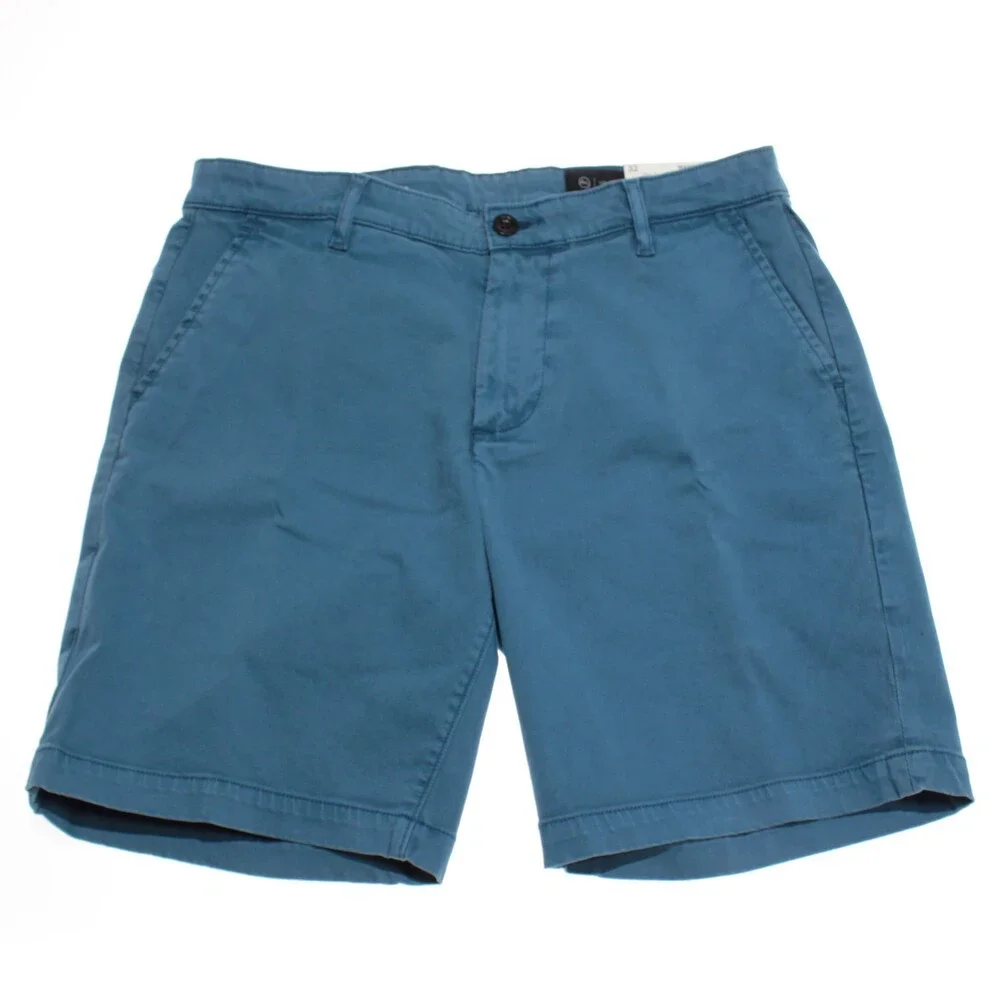 AG Adriano Goldschmied NWT Wanderer Slim Bermuda Shorts Size 32 US in Blue